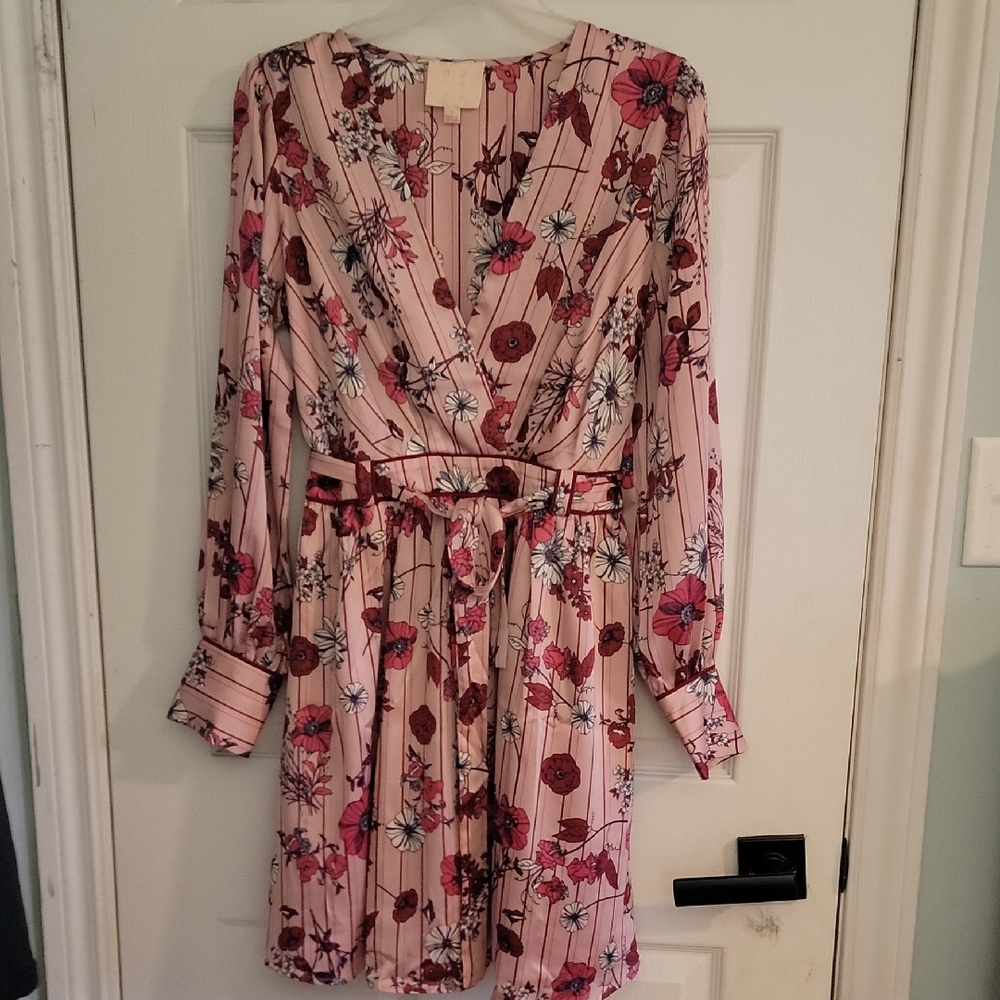Floral Pink Dress - New Without Tags